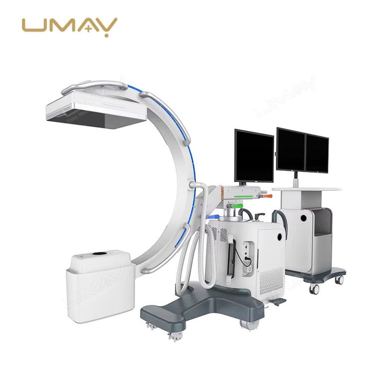 High-Frequency 5kW C-Arm X-ray Machine with Touch LCD for Mobile Digital Imaging-5