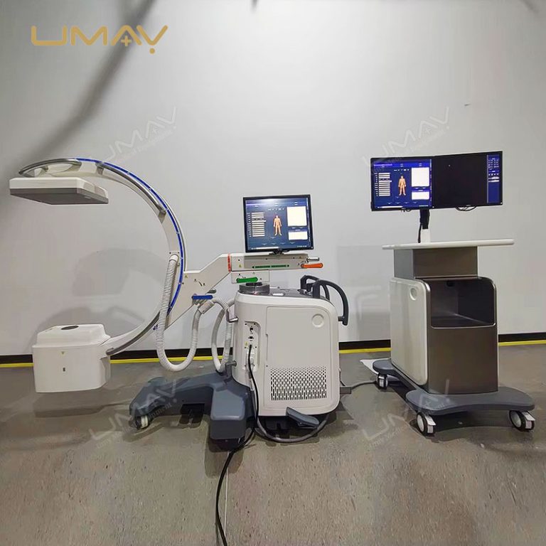 High-Frequency 5kW C-Arm X-ray Machine with Touch LCD for Mobile Digital Imaging-6