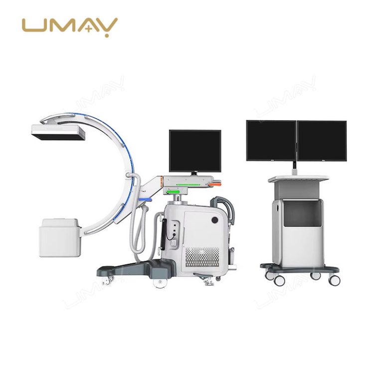 High-Frequency 5kW C-Arm X-ray Machine with Touch LCD for Mobile Digital Imaging