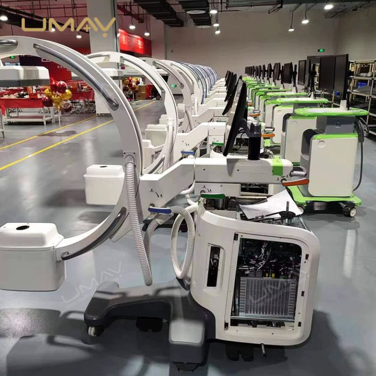 High-Frequency 5kW C-Arm X-ray Machine with Touch LCD for Mobile Digital Imaging-9