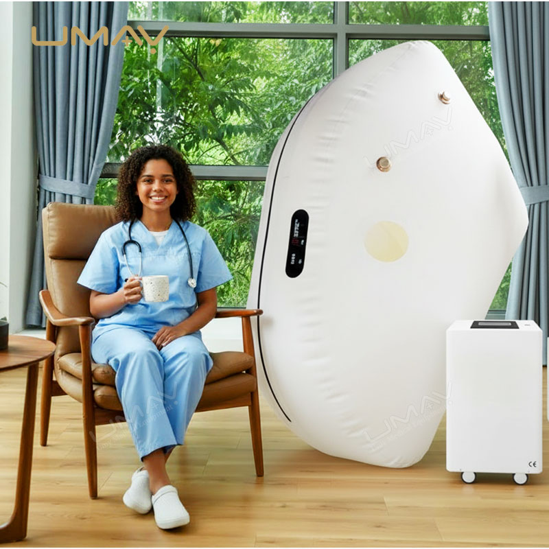 Soft Sitting Cabin Hyperbaric Oxygen Chamber with Portable TPU Design for Home