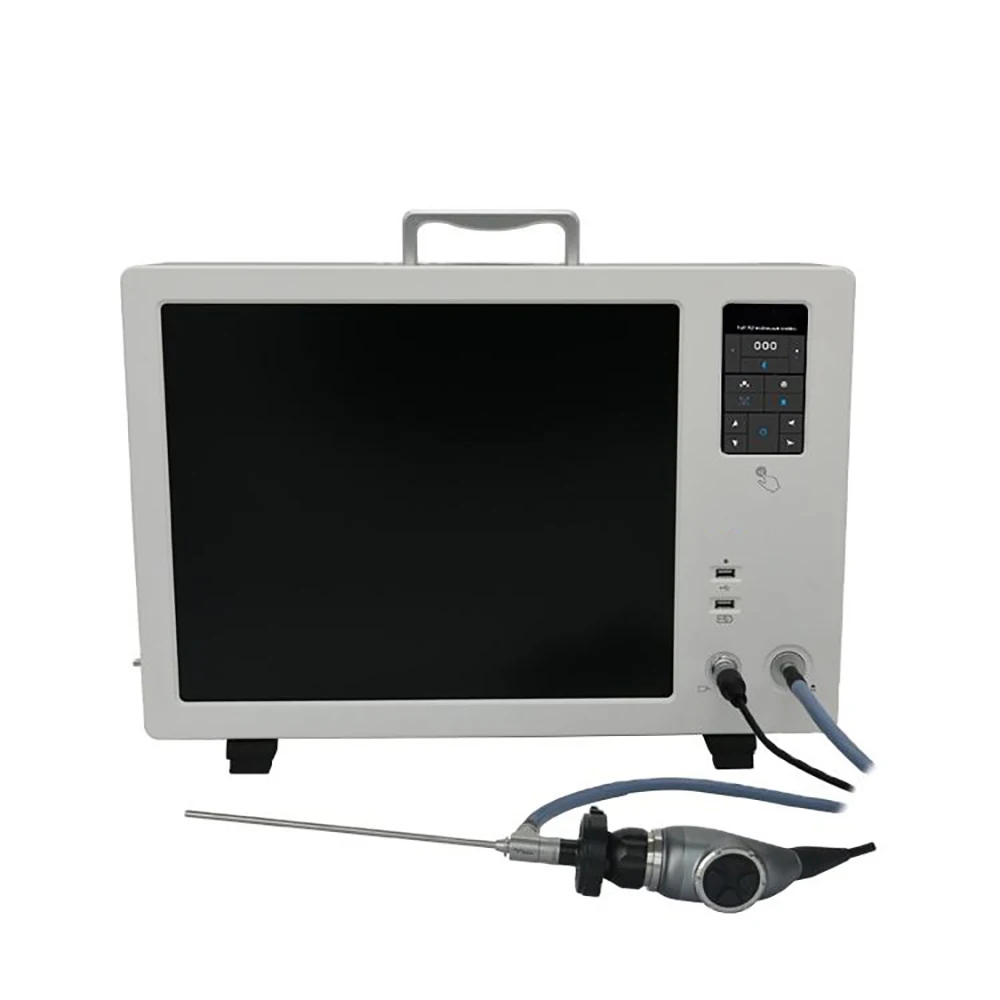 Portable Full HD Endoscope Camera System with 19-Inch Monitor and Cold Light Source