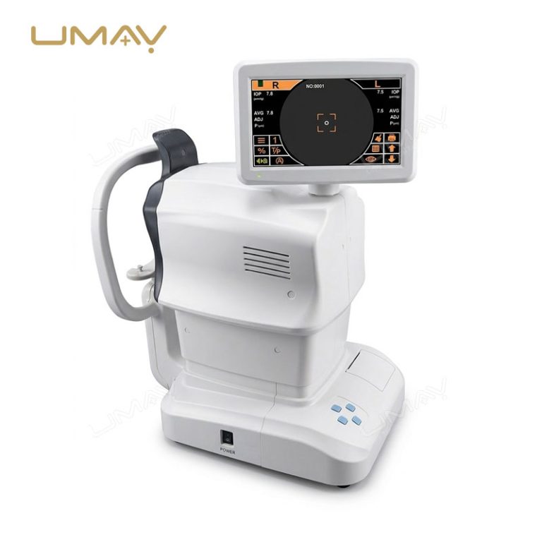 Auto Non-Contact Tonometer with Corneal Pachymeter and 3D Tracking for Ophthalmic Clinics