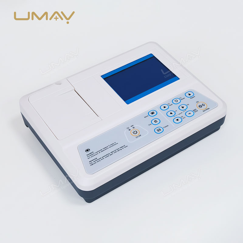 Electrocardiograph Machine 3-channel with Real-Time ECG Display and Easy Operation