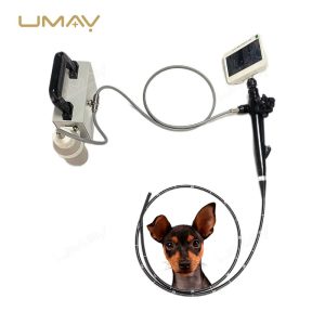 Flexible Vet Fiber Endoscope Video Pharyngoscope for Dogs Cats Horses and Cattle-5