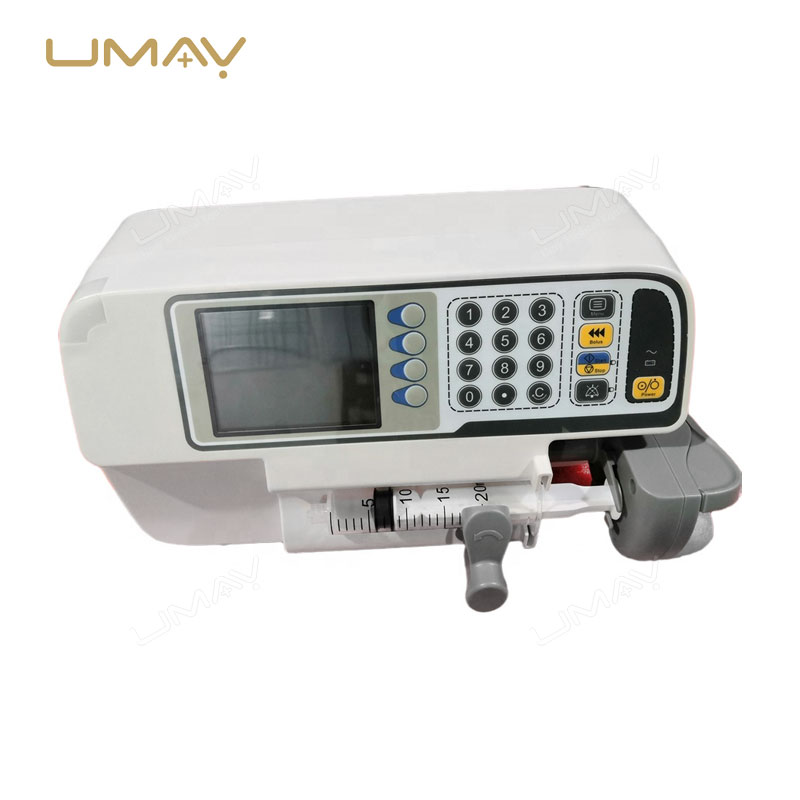 Veterinary Digital Single Syringe Pump Auto Bolus System with Calibration