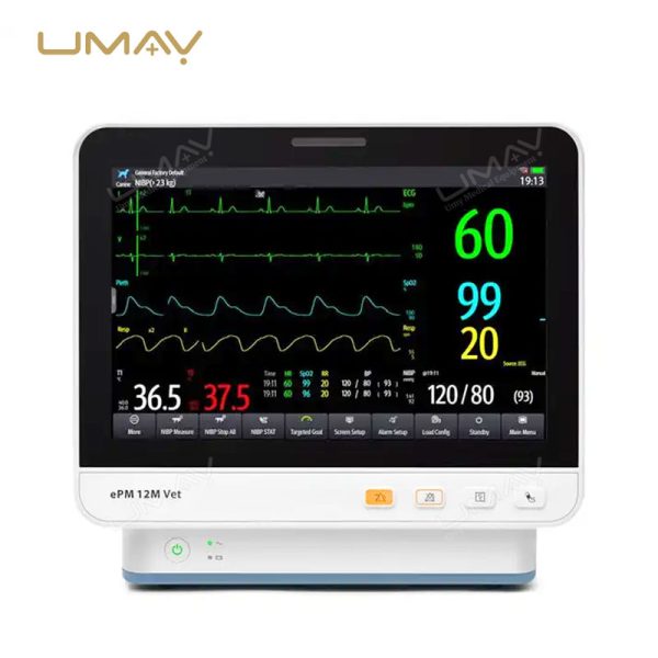 Multiparameter Monitor ePM12 Vet for Comprehensive Vital Sign Monitoring