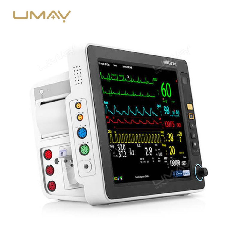 Veterinary Multi Parameter Patient Monitor UMEC12 ECG Resp SpO2 with 2500mAh Li-ion Battery-6