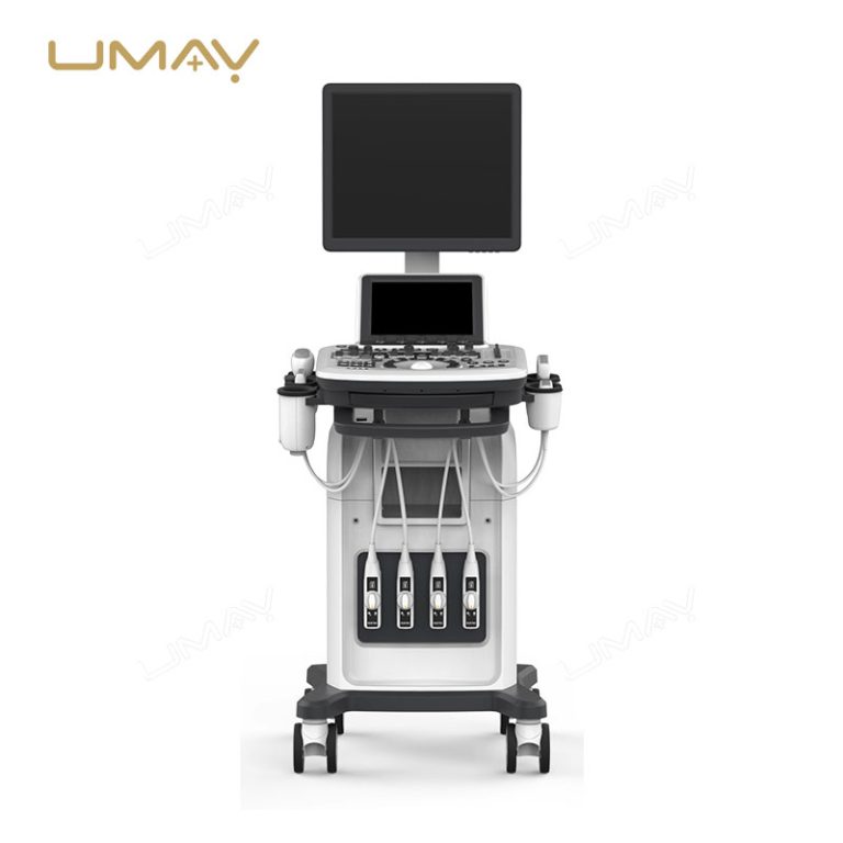 3D and 4D Color Doppler Ultrasound Machine Trolley for Fine-Detail Imaging