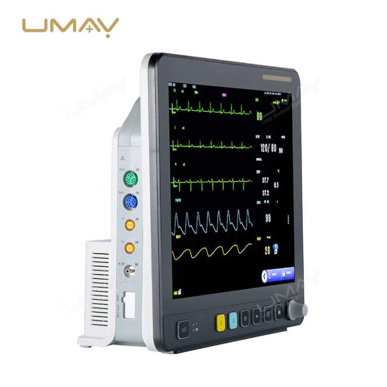 Veterinary Patient Monitor with Capnograph and Printer for Cats and Dogs-1