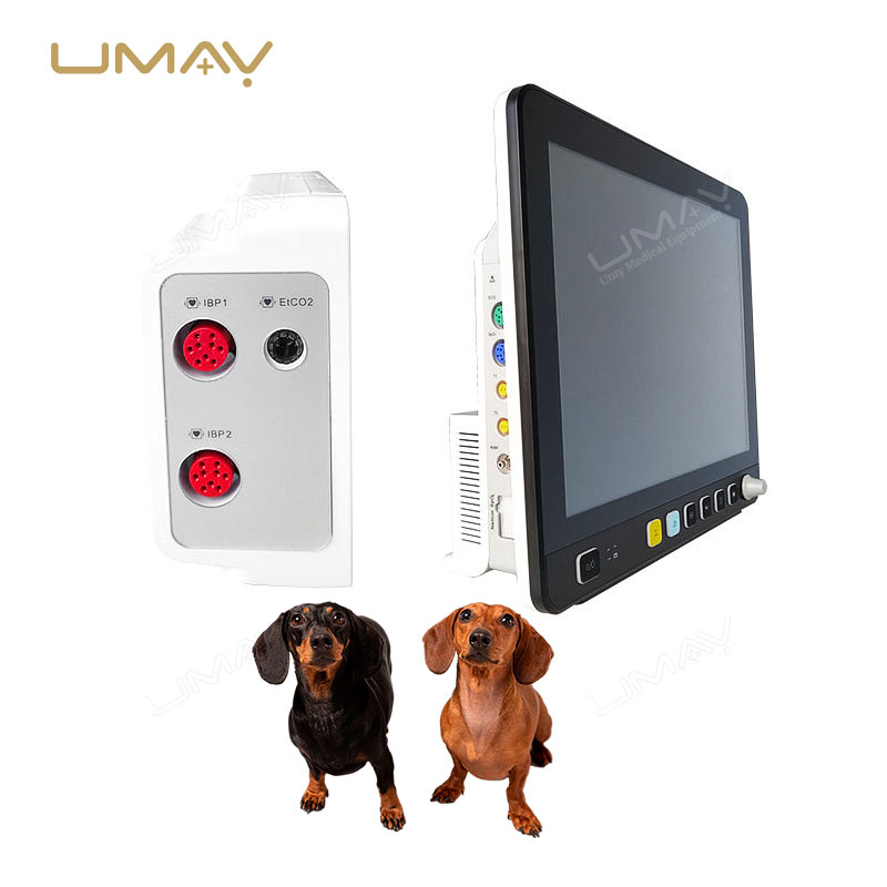 Veterinary Patient Monitor with Capnography and Built in Printer for Dogs and Cats