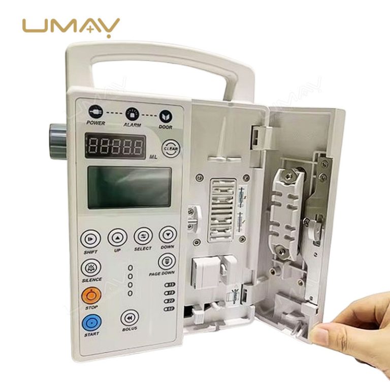 Precision Infusion Pump with Voice Alarm System and Dual CPU for Fluid Management-3