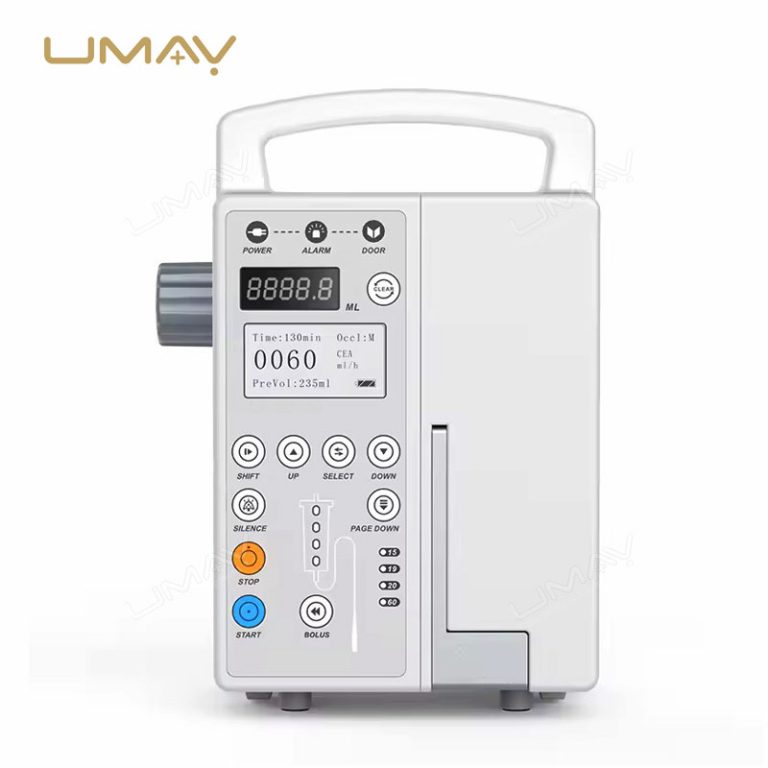 Precision Infusion Pump with Voice Alarm System and Dual CPU for Fluid Management-4