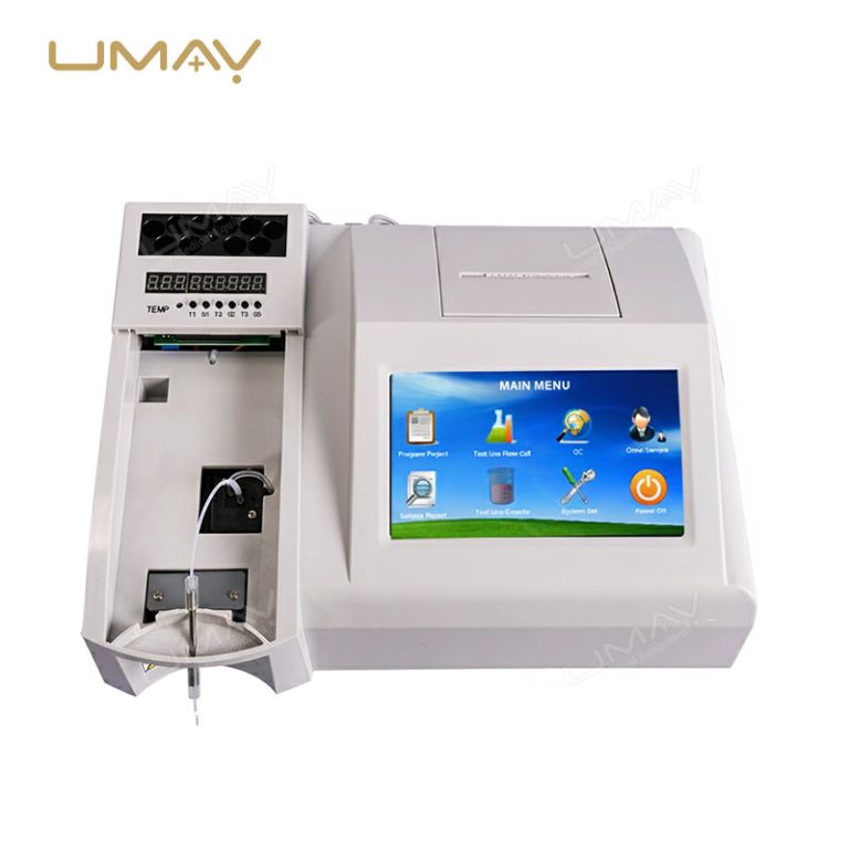 Clinical Chemistry Analyzer with Multi Wavelength Detection and Touch Screen Control