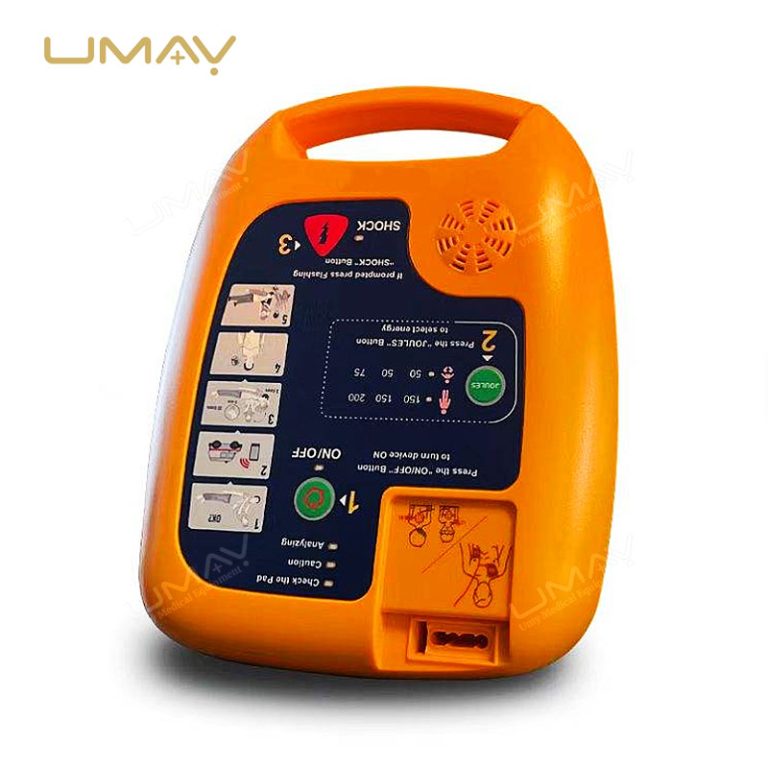 Easy-to-Carried AED with Bluetooth and self-test functionality