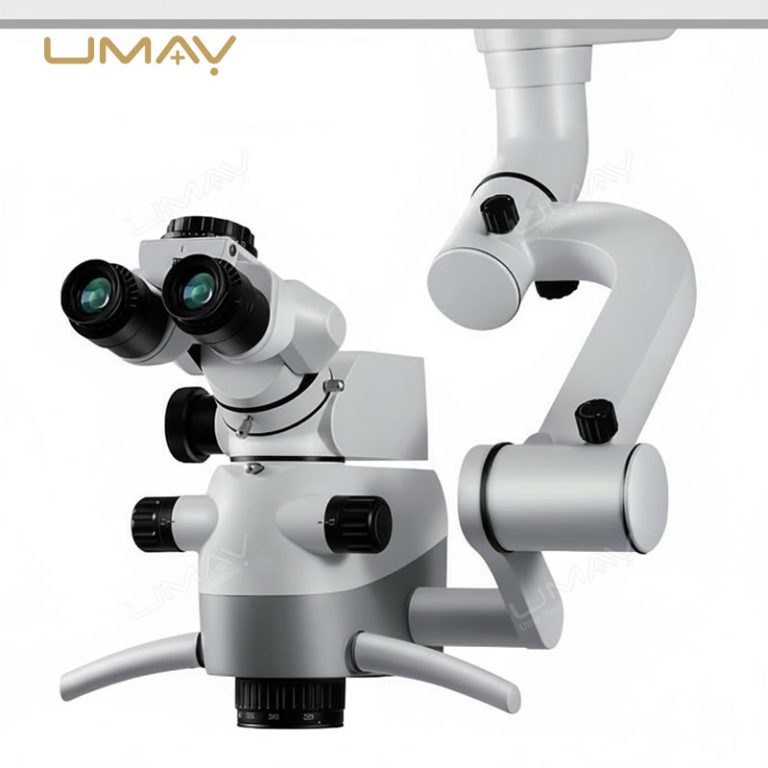 Digital Dental Operating Microscope with Trolley for Portable Dental Surgery
