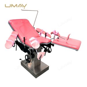 Comprehensive Obstetric Bed with Hydraulic Foot Lift and Antibacterial Mattress for Maternity and Surgical Use