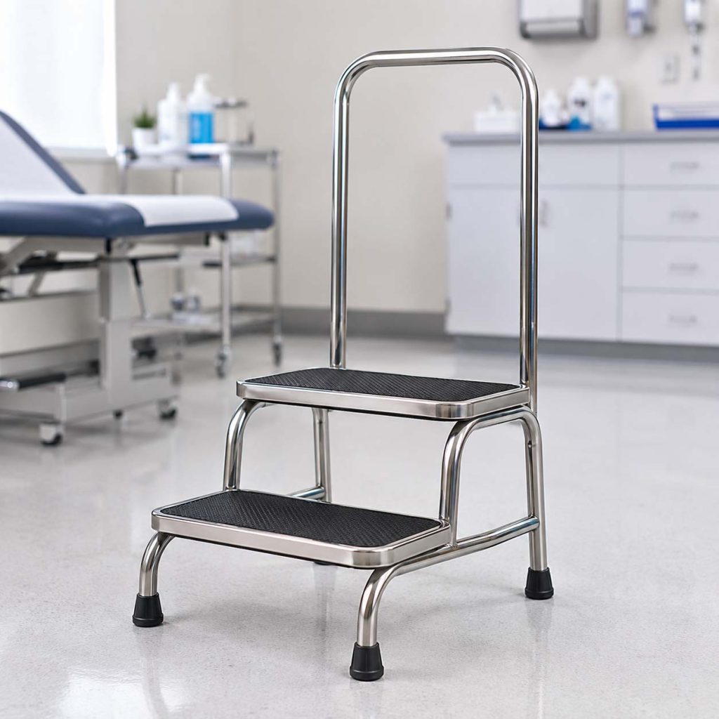 Double-Step-and-Handrail-Support