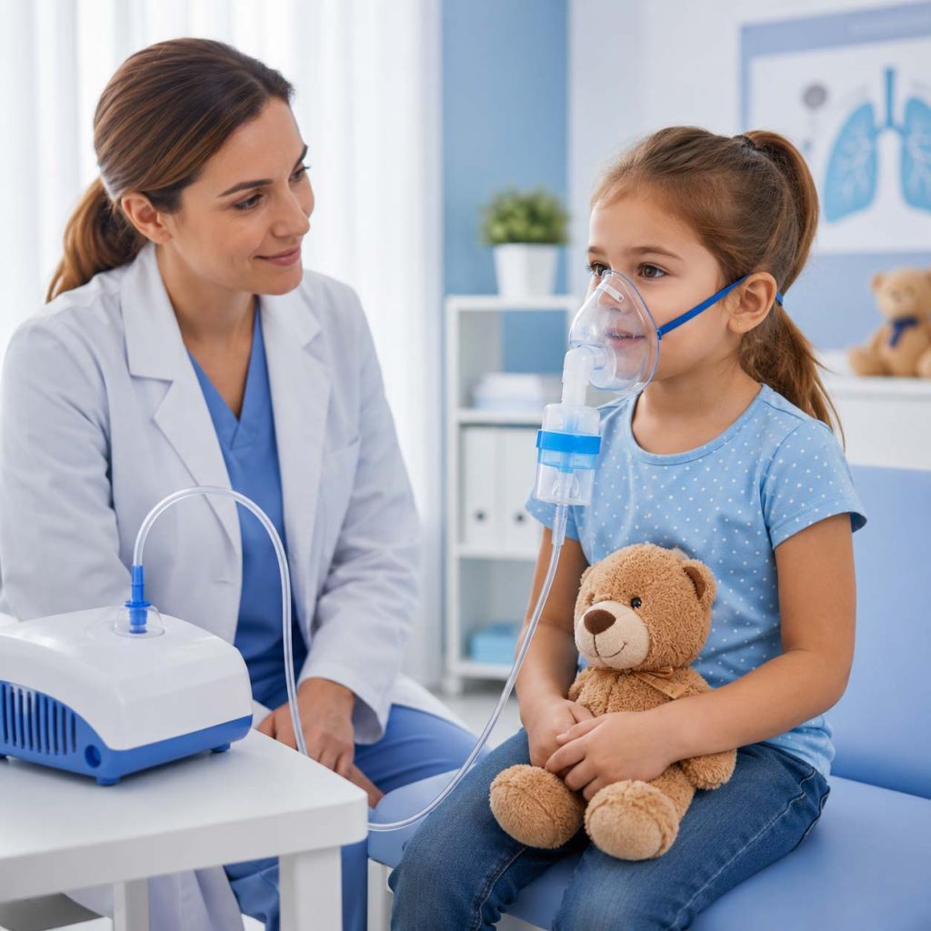Pediatric-Outpatient-Nebulization