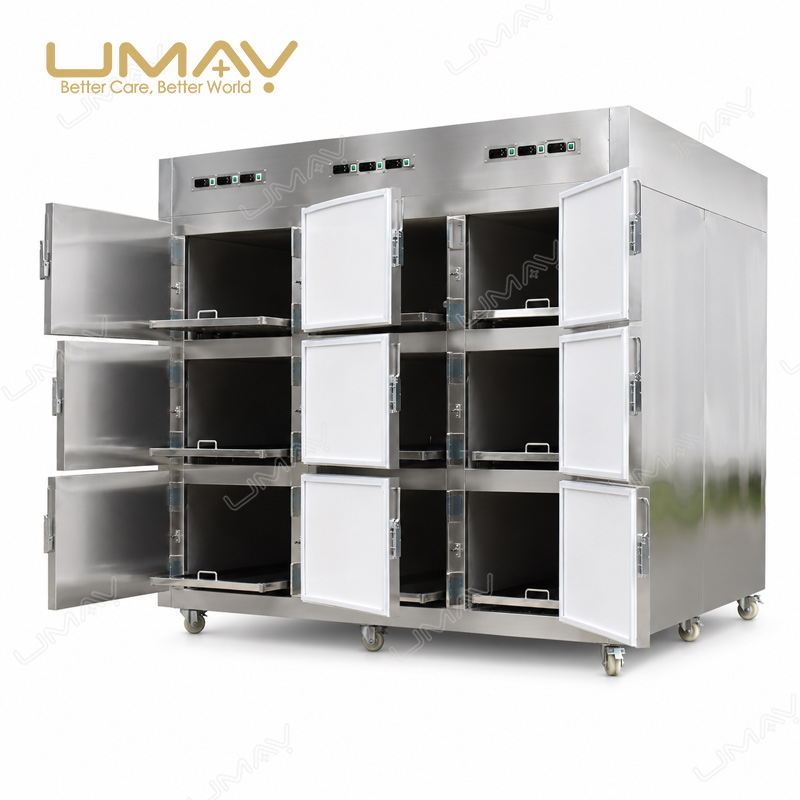 9-Body Mortuary Refrigerator & Cadaver Storage Cooler with Independent Chambers - Image 2
