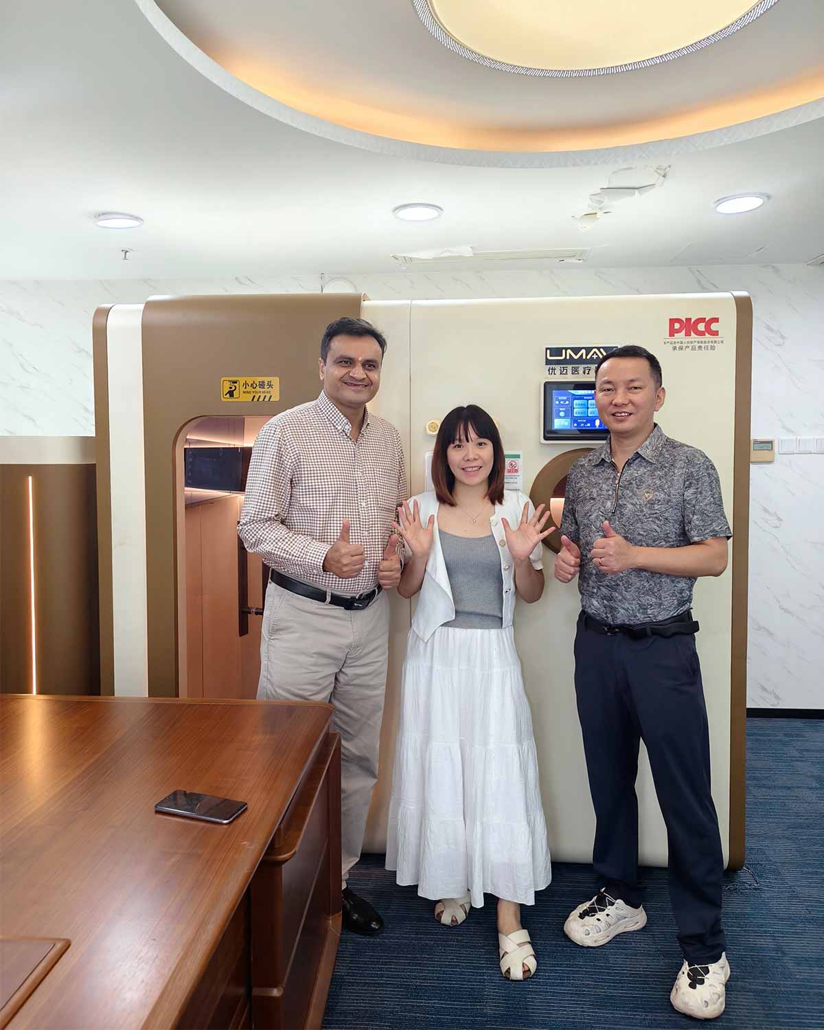 UMY Medical client visit photo 1