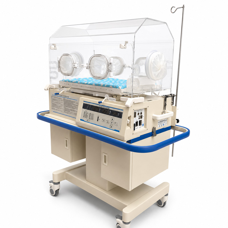 UMIFIB002 Infant Incubator with Air & Skin Servo Control - Image 3