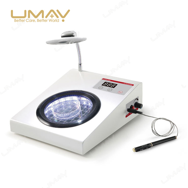 UMH-J2 digital colony counter on white background
