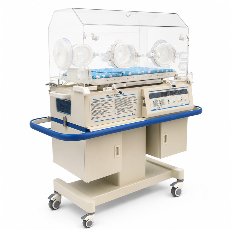 UMIFIB002 Infant Incubator with Air & Skin Servo Control - Image 2