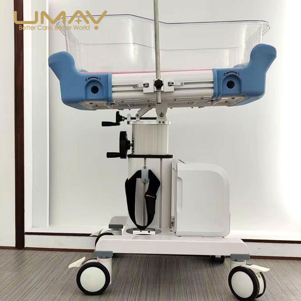 Infant Transport System Rear View with Integrated Equipment Platform