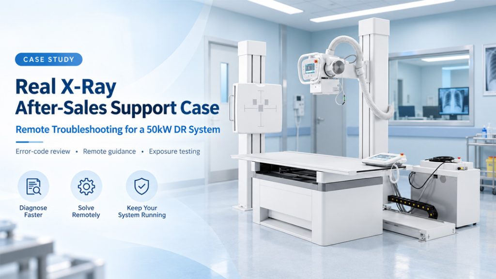 UMY Medical X-ray after-sales support and remote troubleshooting for 50kW DR system