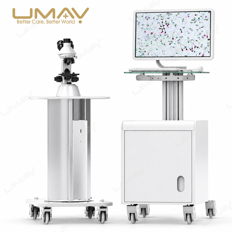 Sperm movement trajectory analysis displayed by UMH-3702 semen analysis software