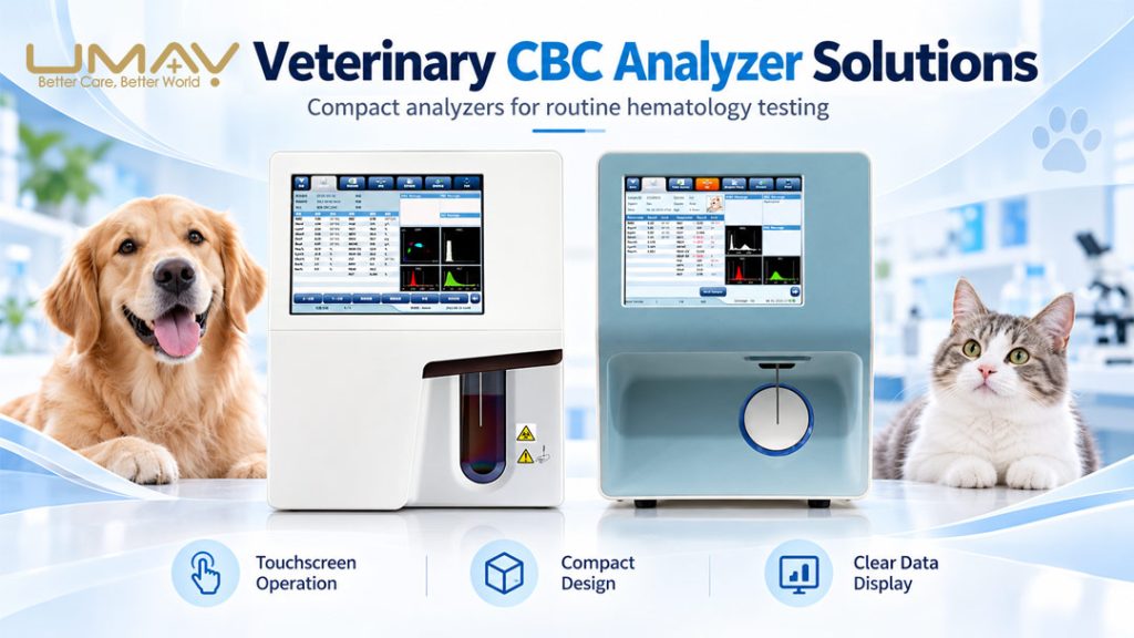 Veterinary CBC hematology analyzers for animal blood testing in dogs and cats – UMY Medical